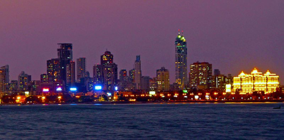 Mumbai at night.