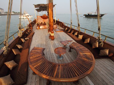 Shazma, the 70-foot Arabian sailing dhow