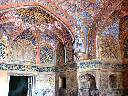 The antechamber to Akbar's tomb at Sikandra. Agra