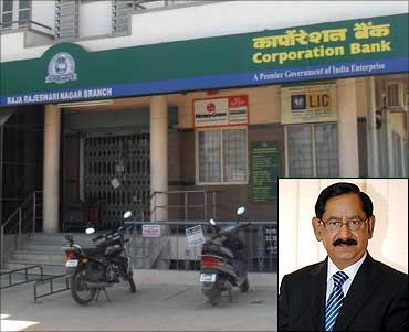 Inset: Ajai Kumar, CMD, Corporation Bank.