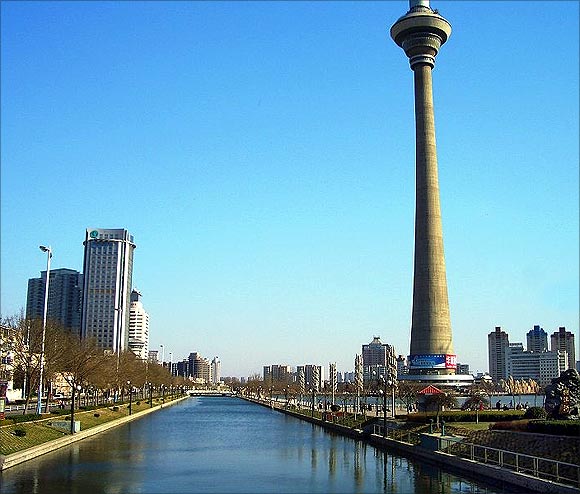Tianjin Radio and Television Tower.
