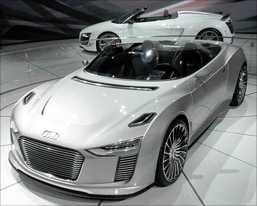 Audi Etron Spyder.
