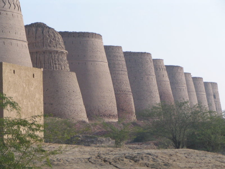 Derawer Fort at Cholistan Desert in Pakistan