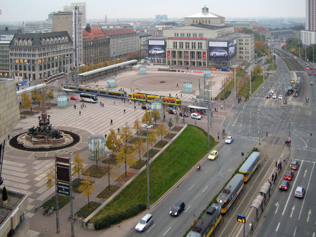 A view of Leipzig, Germany.