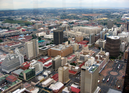 A view of Johannesburg.