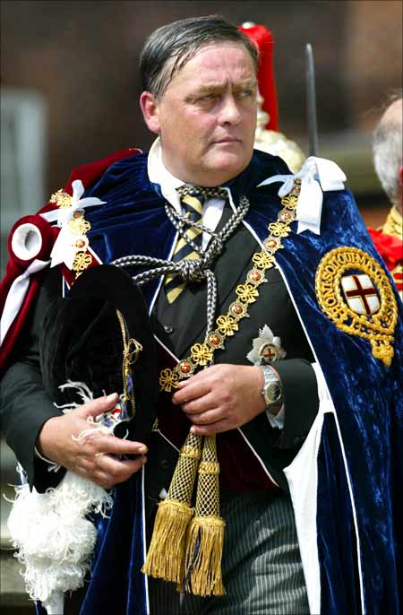 Britain's Duke of Westminster Gerald Cavendish Grosvenor.