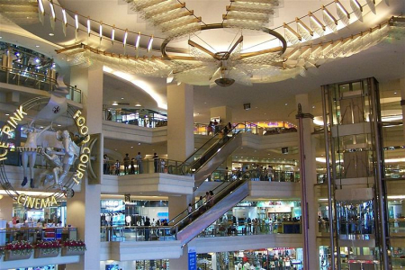 A mall in Jakarta, Indonesia.
