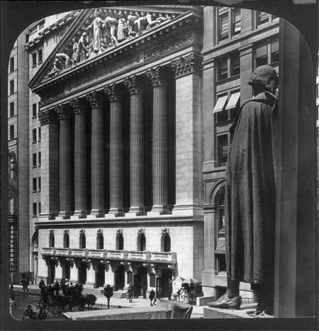 Amazing and historical photos of New York's financial district