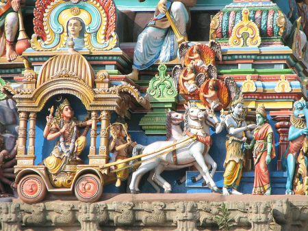Gopuram in Chennai.