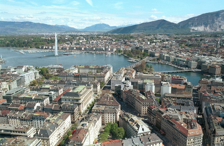A view of Geneva, Switzerland.