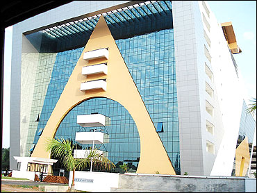 The Tejomaya building at InfoPark, Kochi.