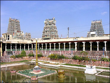 Meenakshi temple.