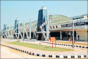 Trichy airport.