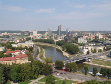 Vilnius, capital of Lithuania.