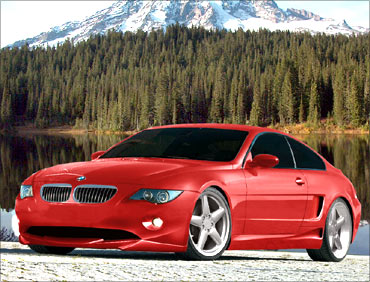 BMW sports car.