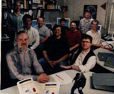 Dennis Ritchie with his team at Bell Labs