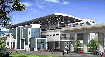 Bengaluru's swanky metro rail starts service