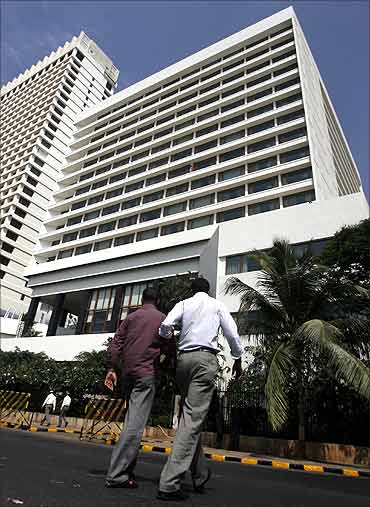 Oberoi Hotel in Mumbai.