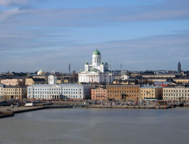 A view of Helsinki, capital of Finland.