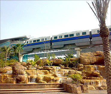 Palm Jumeirah Monorail.