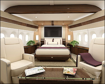 Amazing interiors of Boeing's business jet - Rediff.com Business