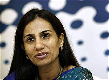 Chanda Kochhar speaks during a Investment Summit in Mumbai.