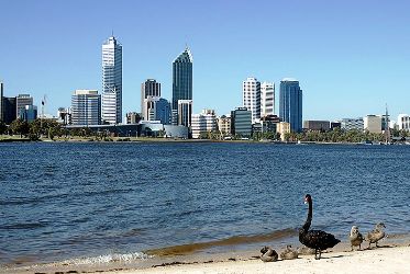 The Swan River, Perth.