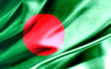 The Bangladeshi flag.