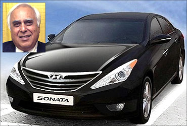 Kapil Sibal has spent nearly Rs 80,000 on cars.