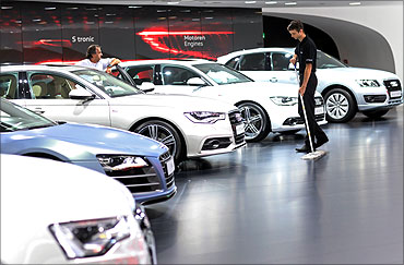 Spectacular images from the Frankfurt Motor Show 2011