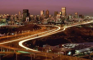 Dazzling Johannesburg.