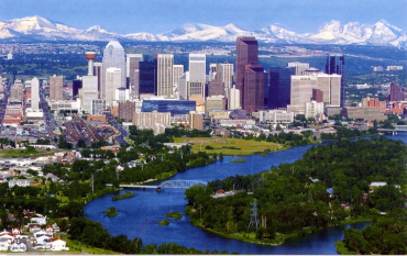 A view of Calgary.