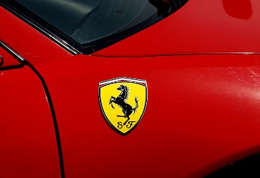The Ferrari logo.