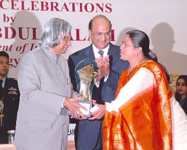 Jyoti Naik with APJ Kalam