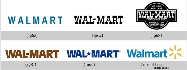 Wal-Mart logos.