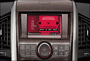 An iPod-compatible music system. A fully loaded navigation system. A 6-inch colour, touchscreen infotainment display.