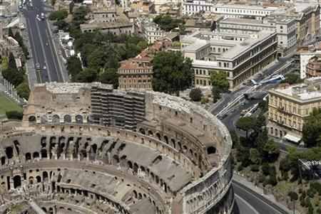Rome's ancient Colosseum