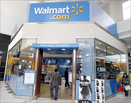 A view of a Wal-Mart.com store at the Topanga Plaza in Canoga Park, California.