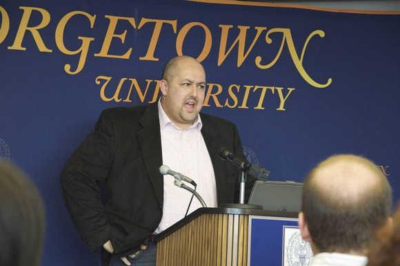 Siva Vaidhyanathan at Georgetown University.