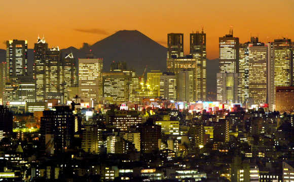 A view of Tokyo's Shinjuku district.