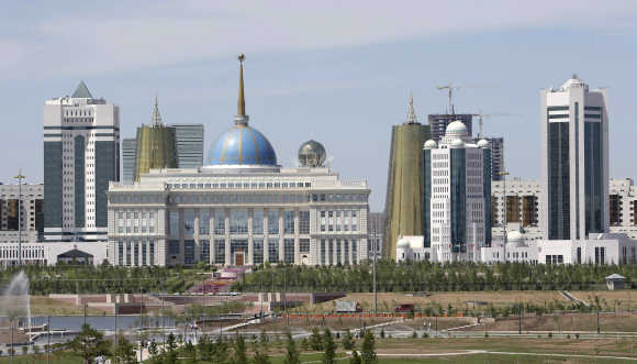 A view of the centre of Astana.