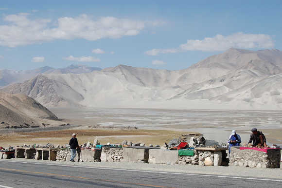 A view of the Karakoram Highway.