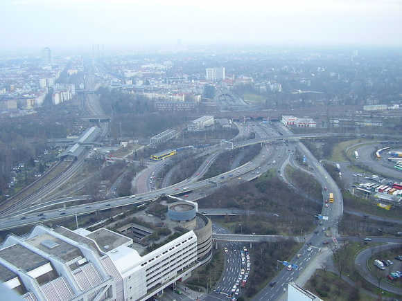 View from Funkturm Berlin.