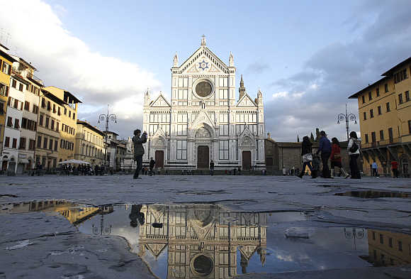 Santa Croce Church in Florence.