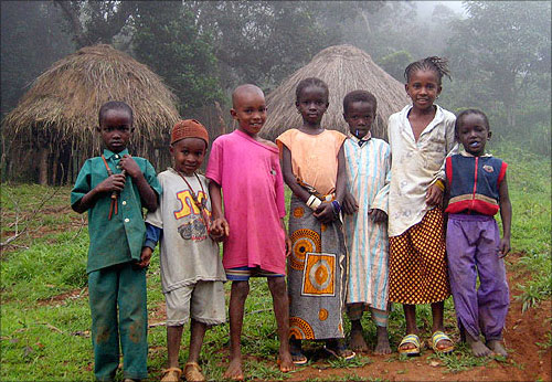 Children in Guinea.
