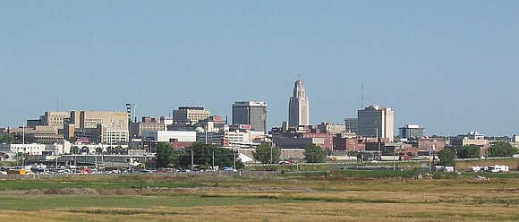 A view of Lincoln, Nebraska.