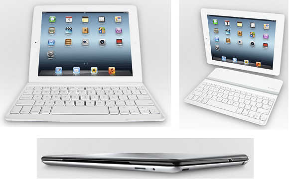 Logitech's Ultrathin iPad keyboard turns iPad into a writing machine.