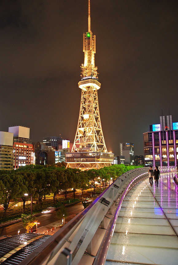 A view of Nagoya in Japan.