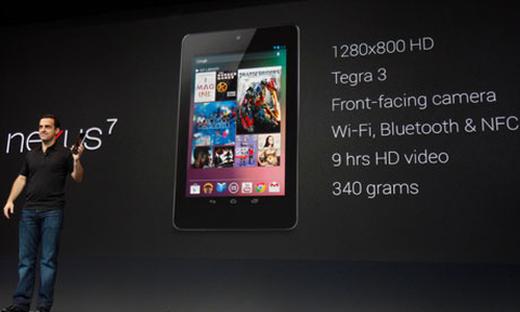 Google Nexus 7, a tough competitor to Apple and Samsung tablets