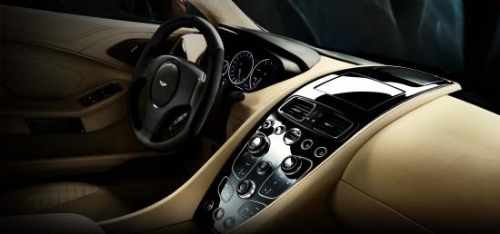 Interiors of Aston Martin Vanquish